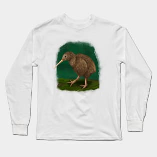 Brown Kiwi Long Sleeve T-Shirt